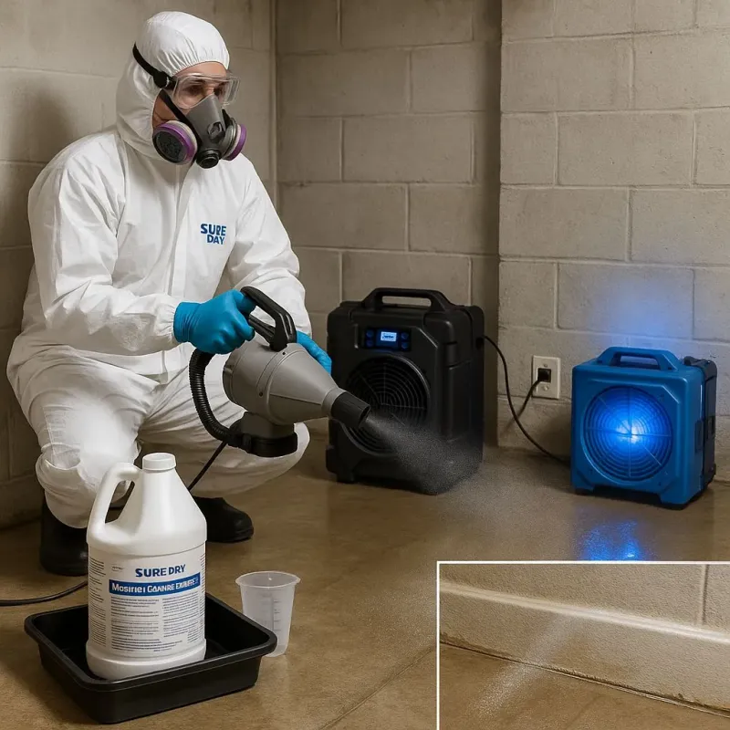 Sanitization and Odor Removal process in Greenfields, PA