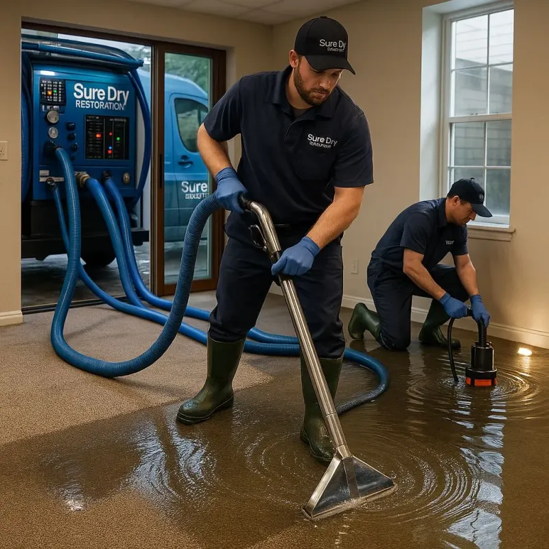 Water Extraction and Removal process in Greenfields, PA